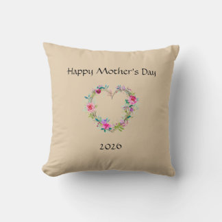 Cojín Decorativo Happy Mother's day Throw Pillow