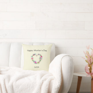 Cojín Decorativo Happy Mother's day Throw Pillow