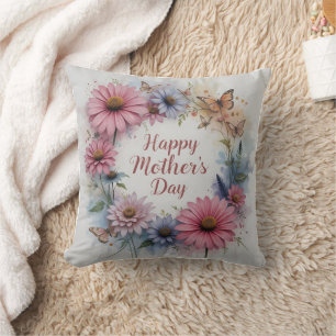 Cojín Decorativo Happy Mother's Day Wildflowers