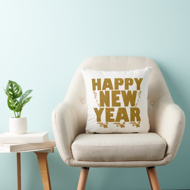 Cojín Decorativo Happy New Year 2026 Matching Family NYE Party (Silla)