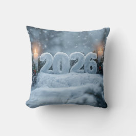 Cojín Decorativo happy new year 2026 winter
