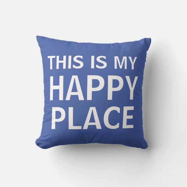 Cojín Decorativo Happy Place Cushion (Anverso)