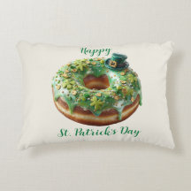 Happy St. Patrick’s Day Donut with Leprechaun Hat