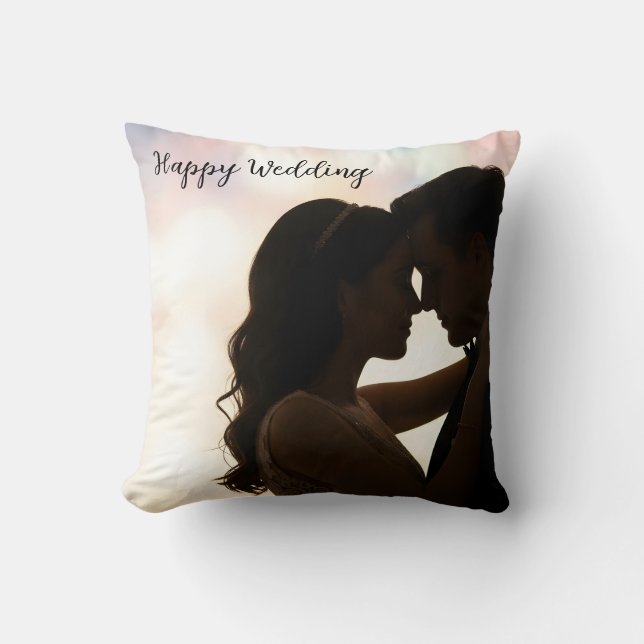 Cojín Decorativo happy wedding (Anverso)