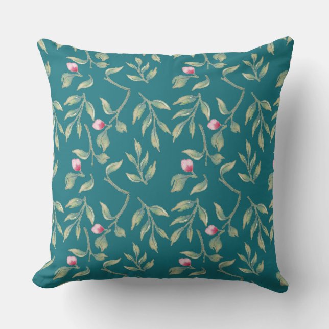 Cojín Decorativo Harbour Blue Wedding Keepsake Throw Pillow (Anverso)