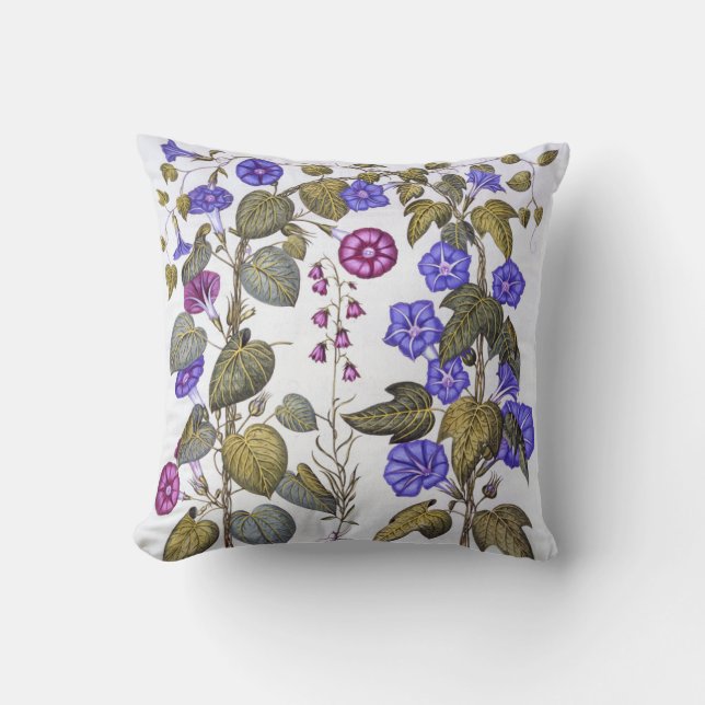 Cojín Decorativo Harebell y Convovulus (Anverso)