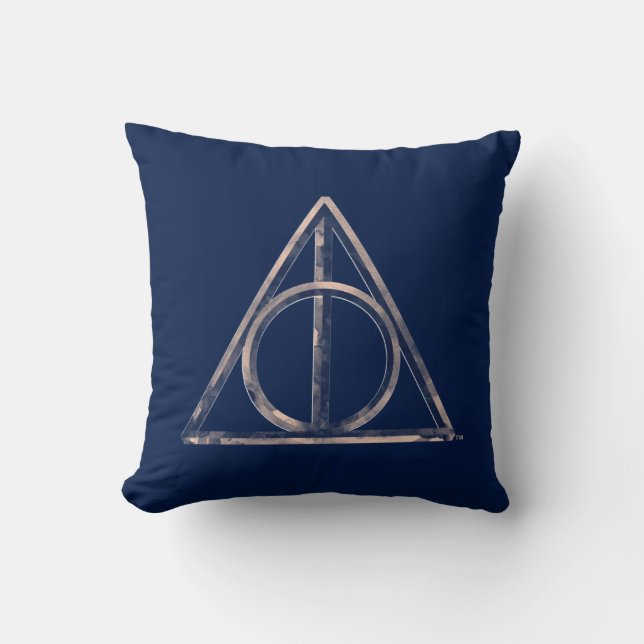 Cojín Decorativo Harry Potter | acuarela de mortandad (Anverso)
