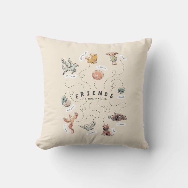 Cojín Decorativo HARRY POTTER™ | Amigos de Hogwarts (Anverso)