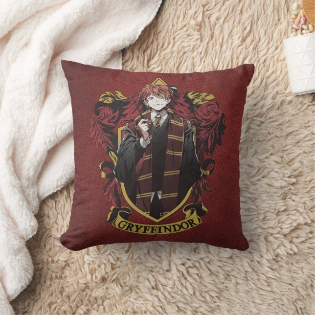 Cojín Decorativo HARRY POTTER™ | Anime Ron Weasley House Escudo (Manta)