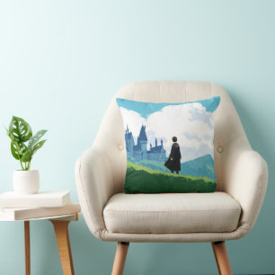 Cojín Decorativo HARRY POTTER™ con vista al castillo de HOGWARTS™