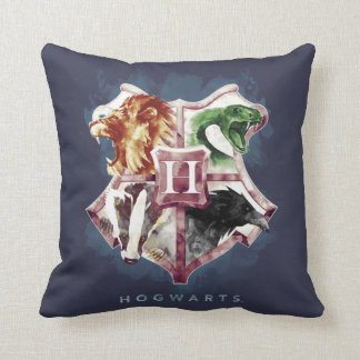 Cojín Decorativo Harry Potter | Escudo de HOGWARTS™ Acuarela