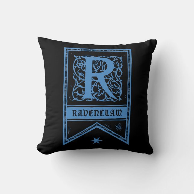 Cojín Decorativo Harry Potter | Ravenclaw Monogram Banner (Anverso)