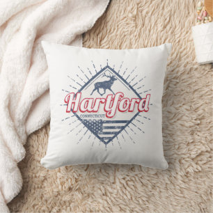 Cojín Decorativo Hartford City Connecticut Estados Unidos