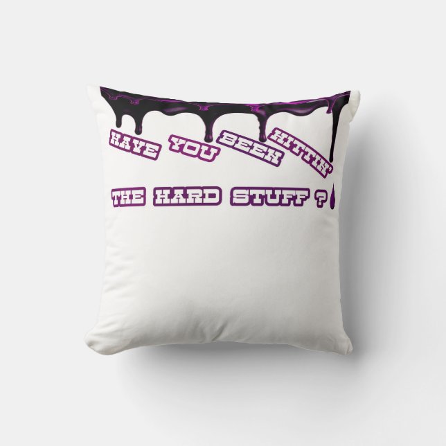 Cojín Decorativo ¿Has Estado Tocando Las Cosas Duras? Colección T (Anverso)