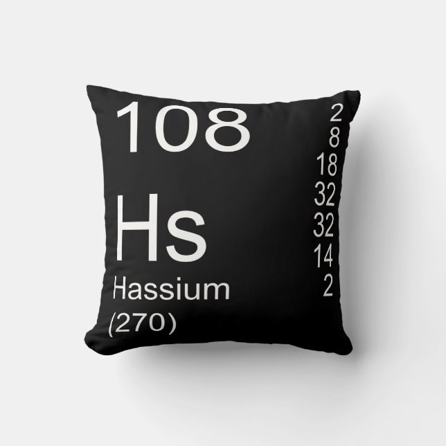 Cojín Decorativo Hassium (Anverso)