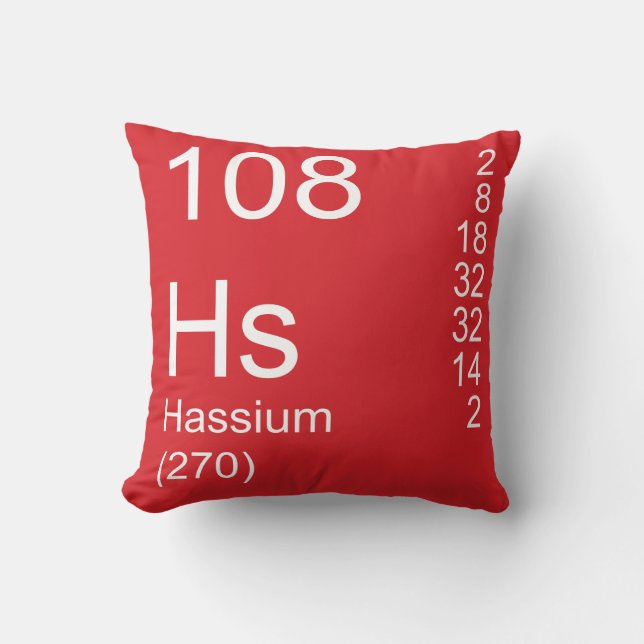Cojín Decorativo Hassium (Anverso)