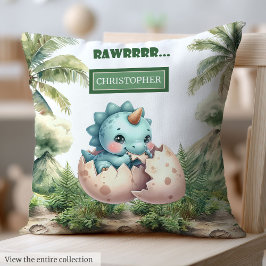 Cojín Decorativo Hatchazón divertido pronto bebé Dinosaurio bebé re