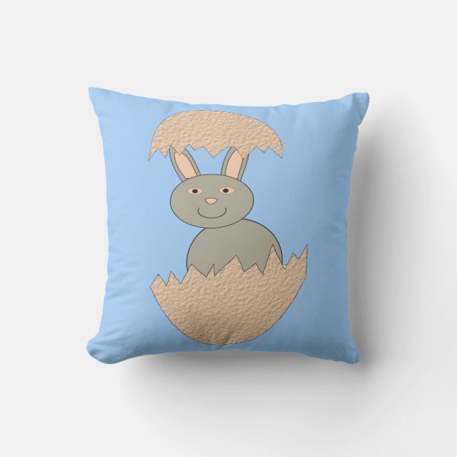 Cojín Decorativo Hatching de conejitos de huevo Weird Pillow (Anverso)
