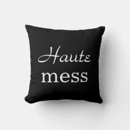 Cojín Decorativo Haute Mess Pillow en negro