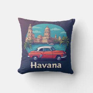Cojín Decorativo Havana Vintage Retro Viajes