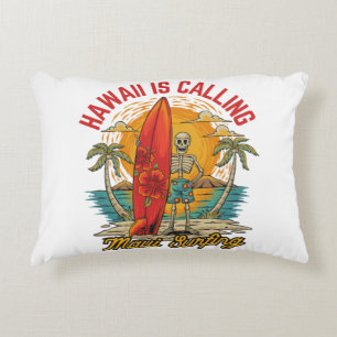 Cojín Decorativo Hawái está llamando a Maui Vibraciones de Isla de