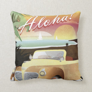 Cojín Decorativo ¡Hawaiana! Paraíso tropical del verano