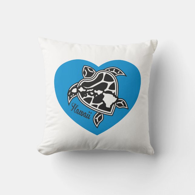 Cojín Decorativo Hawaii Aloha Turtle (Anverso)