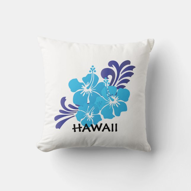 Cojín Decorativo Hawaii Hibiscus Flower Pillow (Anverso)