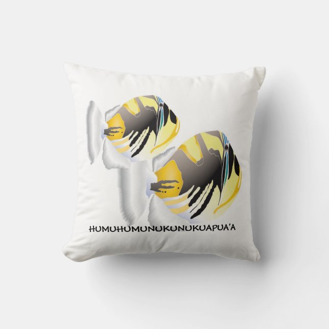 Cojín Decorativo Hawaii Trigger Fish Pillow (Anverso)