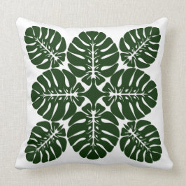 Cojín decorativo HAWAIIAN QUILT PILLOW-monstera