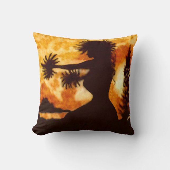 Cojín Decorativo Hawiian Hula Dancer (Anverso)