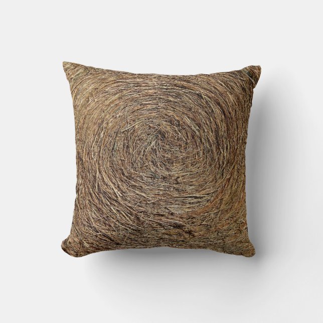 Cojín Decorativo Hay Bale, tema del Barn (Anverso)