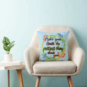 Cojín Decorativo Haz De Tu Corazón Lo Más Bonito De Ti