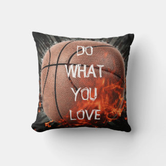 Cojín Decorativo Haz lo que amas - Baloncesto