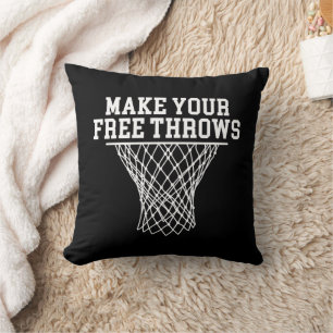 Cojín Decorativo Haz que tu jugador de baloncesto sea libre
