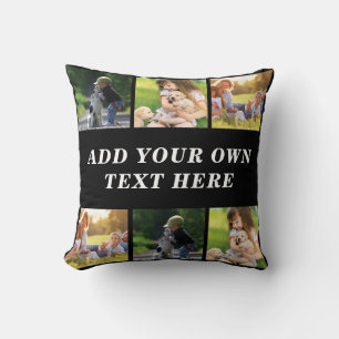 Cojín Decorativo Haz tu propio collage de fotos