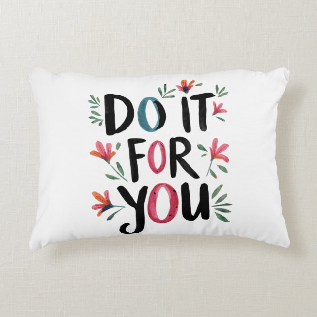 Cojín Decorativo Hazlo por ti (Anverso)