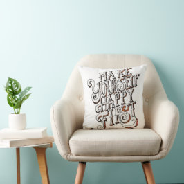 Cojín Decorativo Hazte Feliz Primero