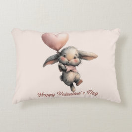 Cojín Decorativo Heart Balloon Bunny for Valentines