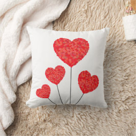 Cojín Decorativo Heart Balloons Illustration Design