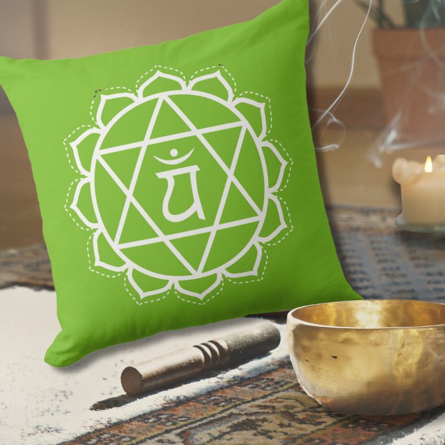 Cojín Decorativo Heart Chakra | Anahata | Meditación verde (Subido por el creador)