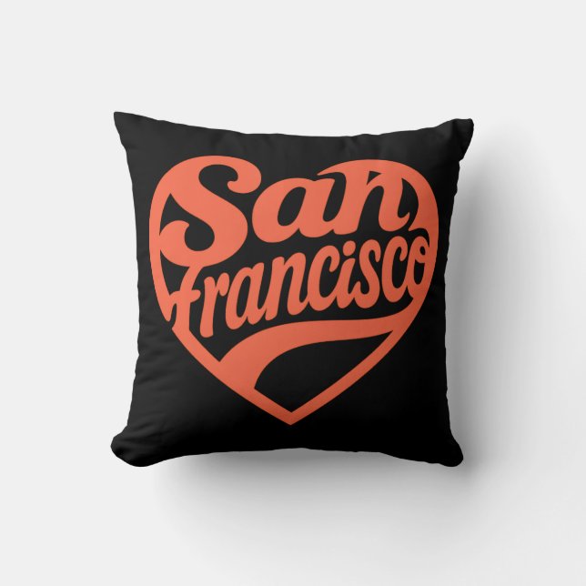 Cojín Decorativo Heart San Francisco (Anverso)