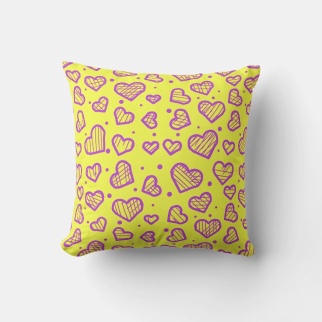 Cojín Decorativo Hearts Pattern - Valentine's Day Inspired (Anverso)