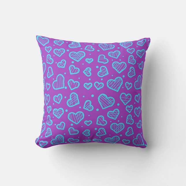 Cojín Decorativo Hearts Pattern - Valentine's Day Inspired (Anverso)