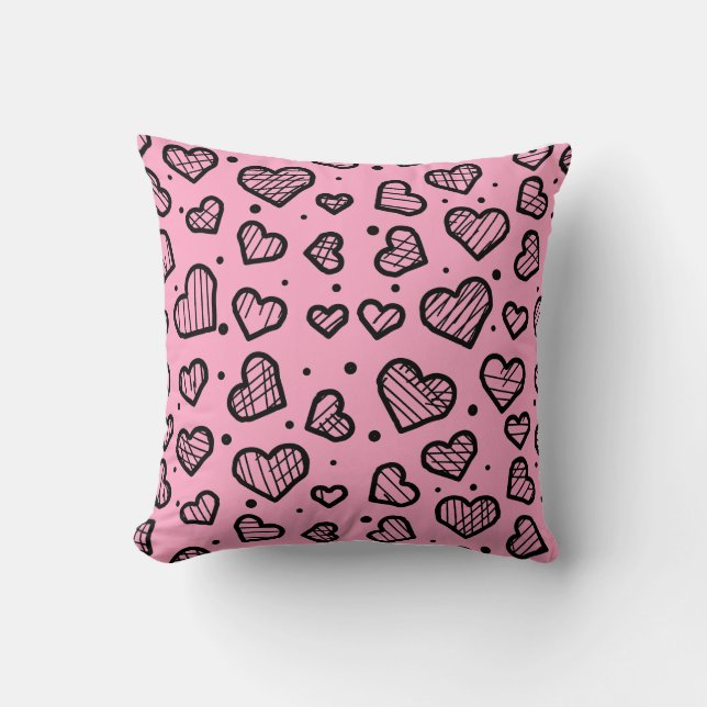 Cojín Decorativo Hearts Pattern - Valentine's Day Inspired  (Anverso)