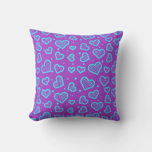 Cojín Decorativo Hearts Pattern - Valentine's Day Inspired (Anverso)