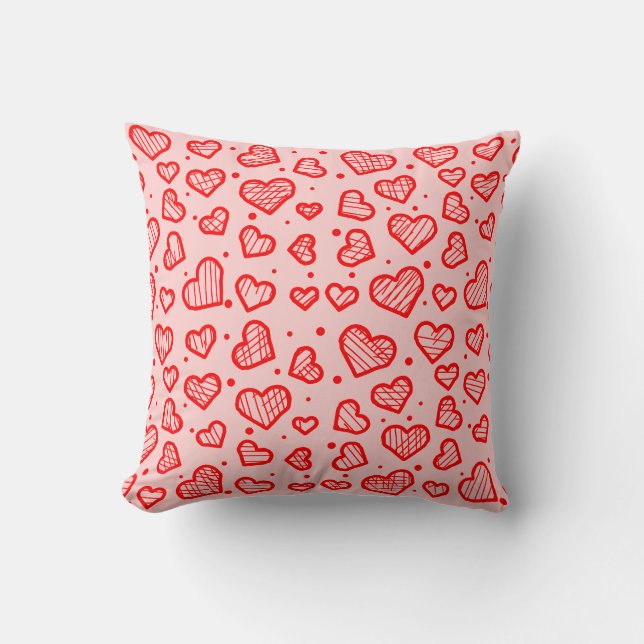 Cojín Decorativo Hearts Pattern - Valentine's Day Inspired (Anverso)