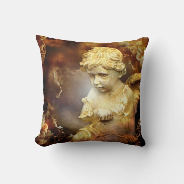 Cojín Decorativo Heavenly Angel Cherub (Anverso)