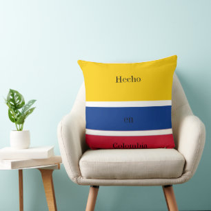 Cojín Decorativo Hecho en Colombia Bandera