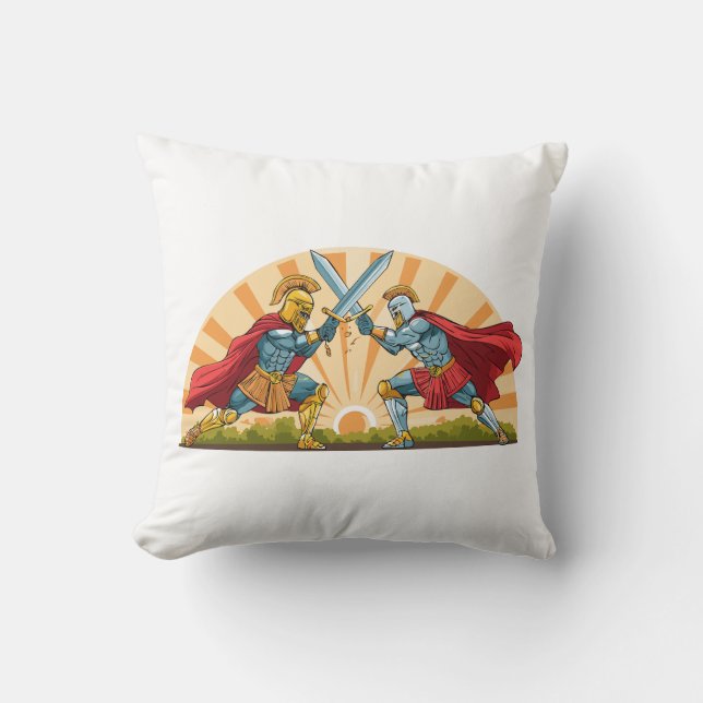 Cojín Decorativo Hector and Achilles (Anverso)